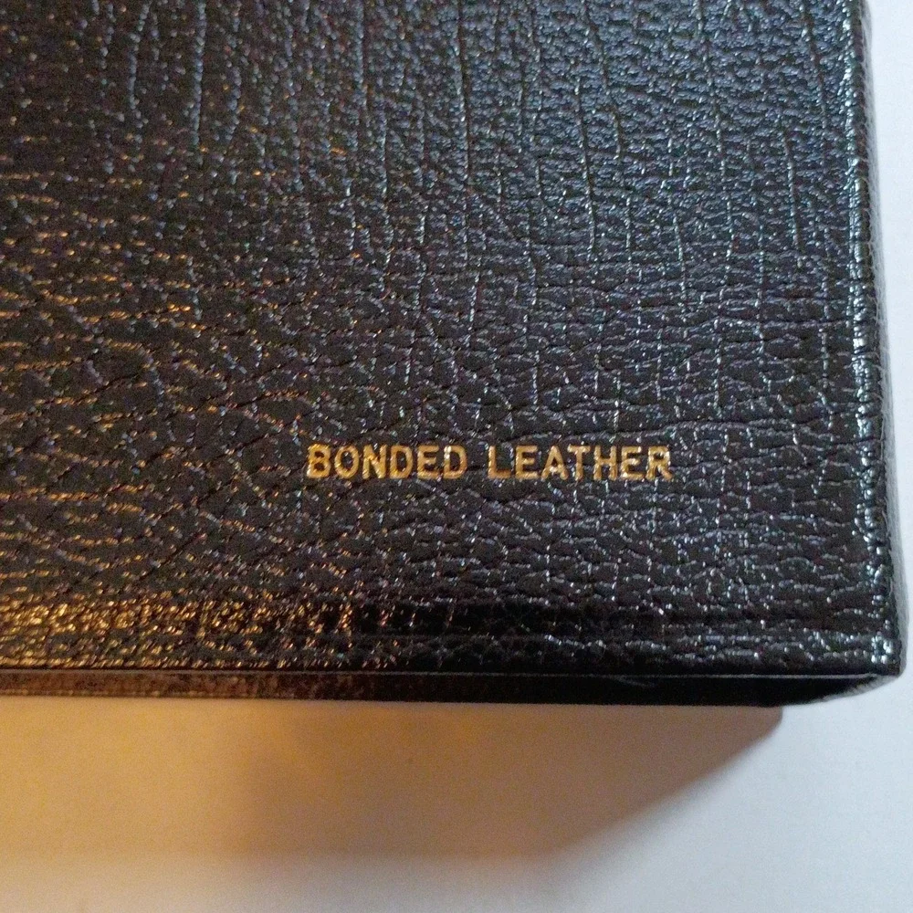 Thomas Nelson 1990 New Open Bible NASB Study Edition Black Bonded Leather 1976